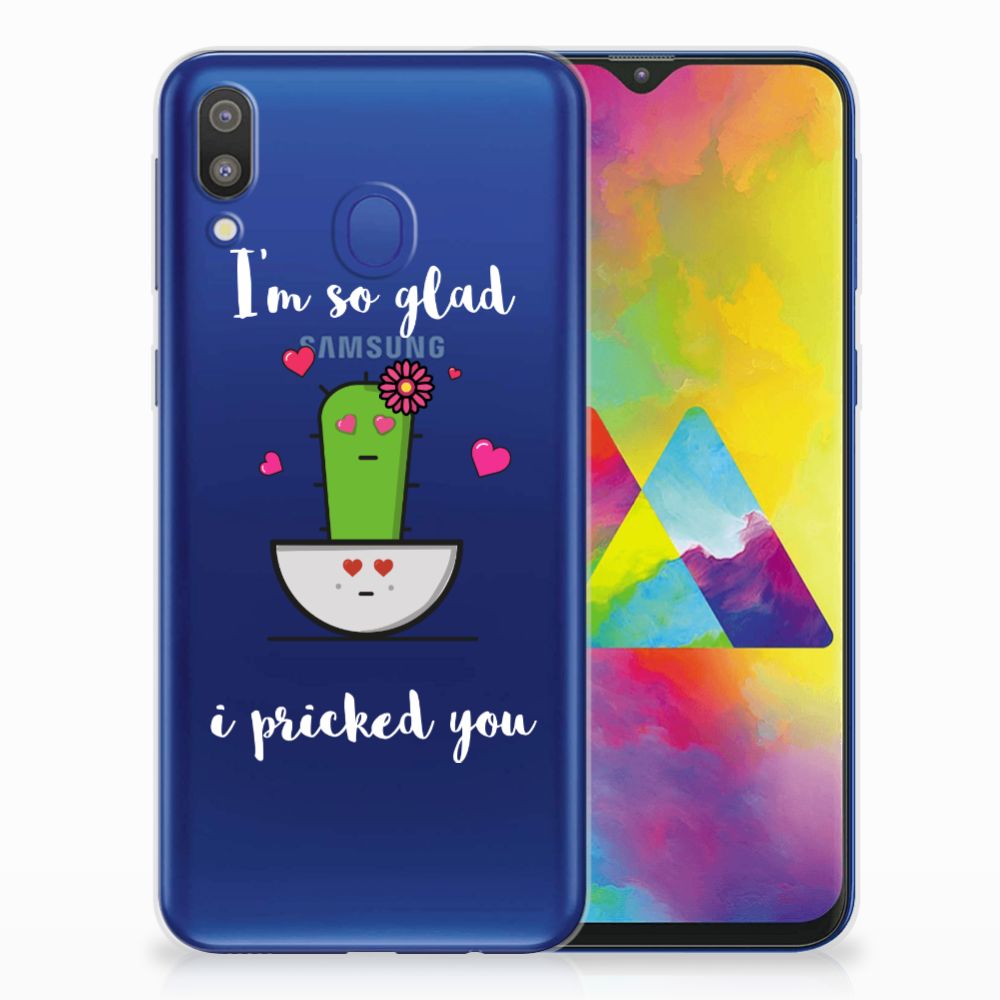 Samsung Galaxy M20 (Power) Telefoonhoesje met Naam Cactus Glad