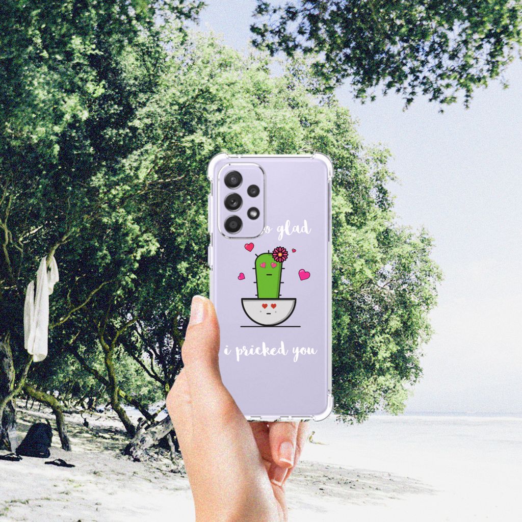 Samsung Galaxy A33 Stevig Bumper Hoesje Cactus Glad B2C Telecom
