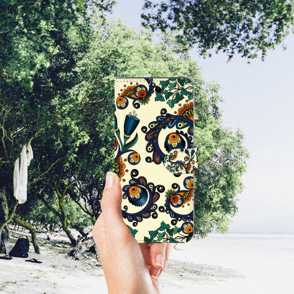 Wallet Case Samsung Galaxy A13 (4G) Barok Flower