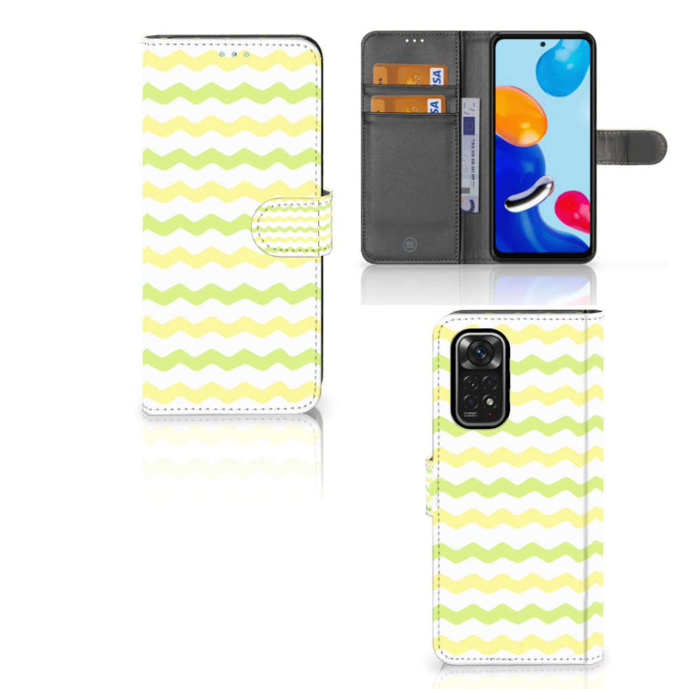 Xiaomi Redmi Note 11/11S Telefoon Hoesje Waves Yellow