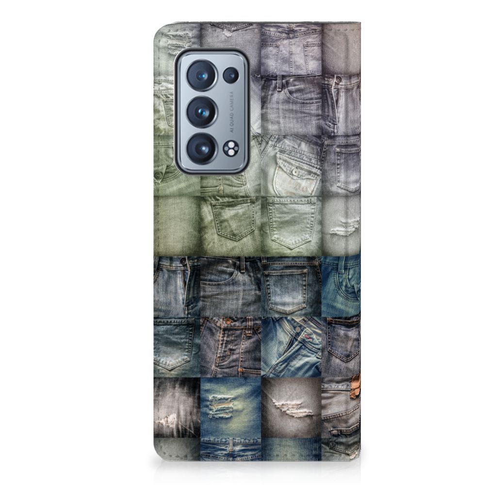 Hippe Standcase OPPO Reno 6 Pro Plus 5G Spijkerbroeken - B2C Telecom