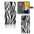 Samsung Galaxy A03 Telefoonhoesje met Pasjes Zebra