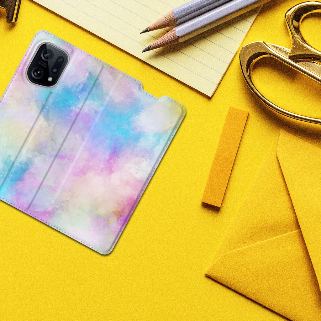 Bookcase OPPO Find X5 Watercolor Light - B2C Telecom