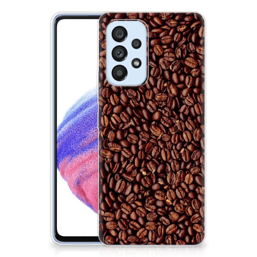 Samsung Galaxy A53 5G Siliconen Case Koffiebonen