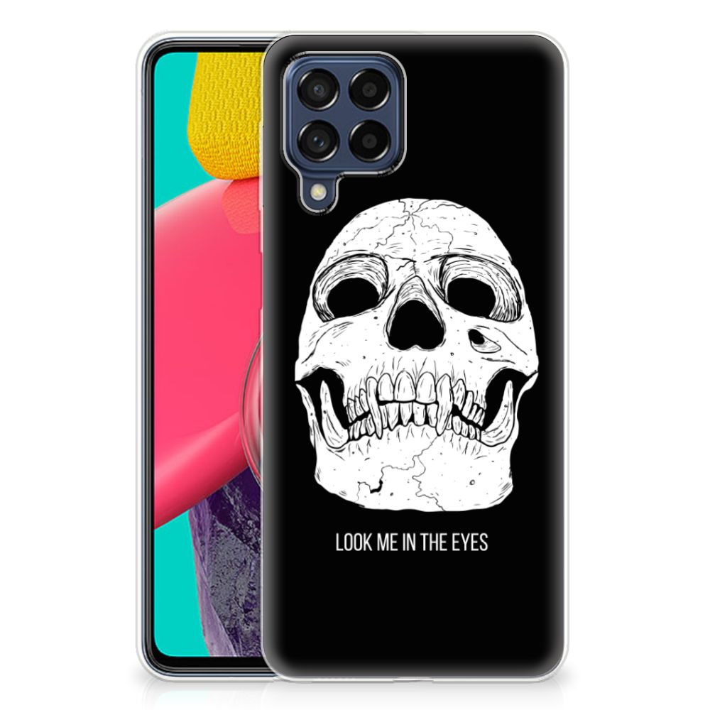 Silicone Back Case Samsung Galaxy M53 Skull Eyes