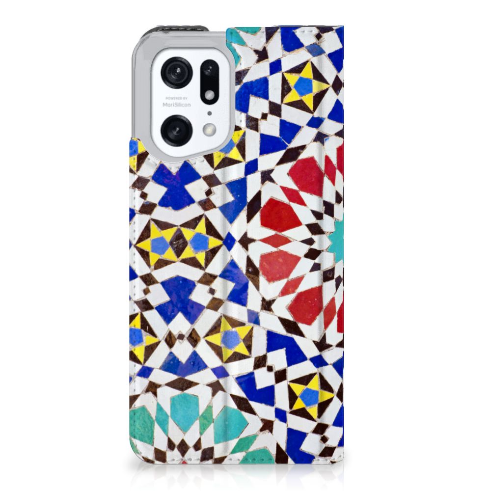 OPPO Find X5 Pro Standcase Mozaïek - B2C Telecom
