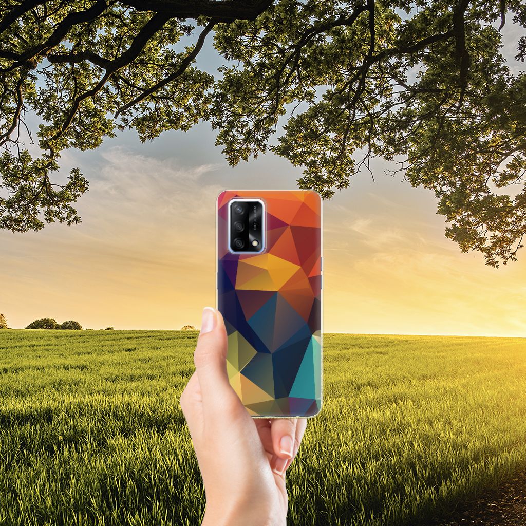 OPPO A74 4G TPU Hoesje Polygon Color B2C Telecom