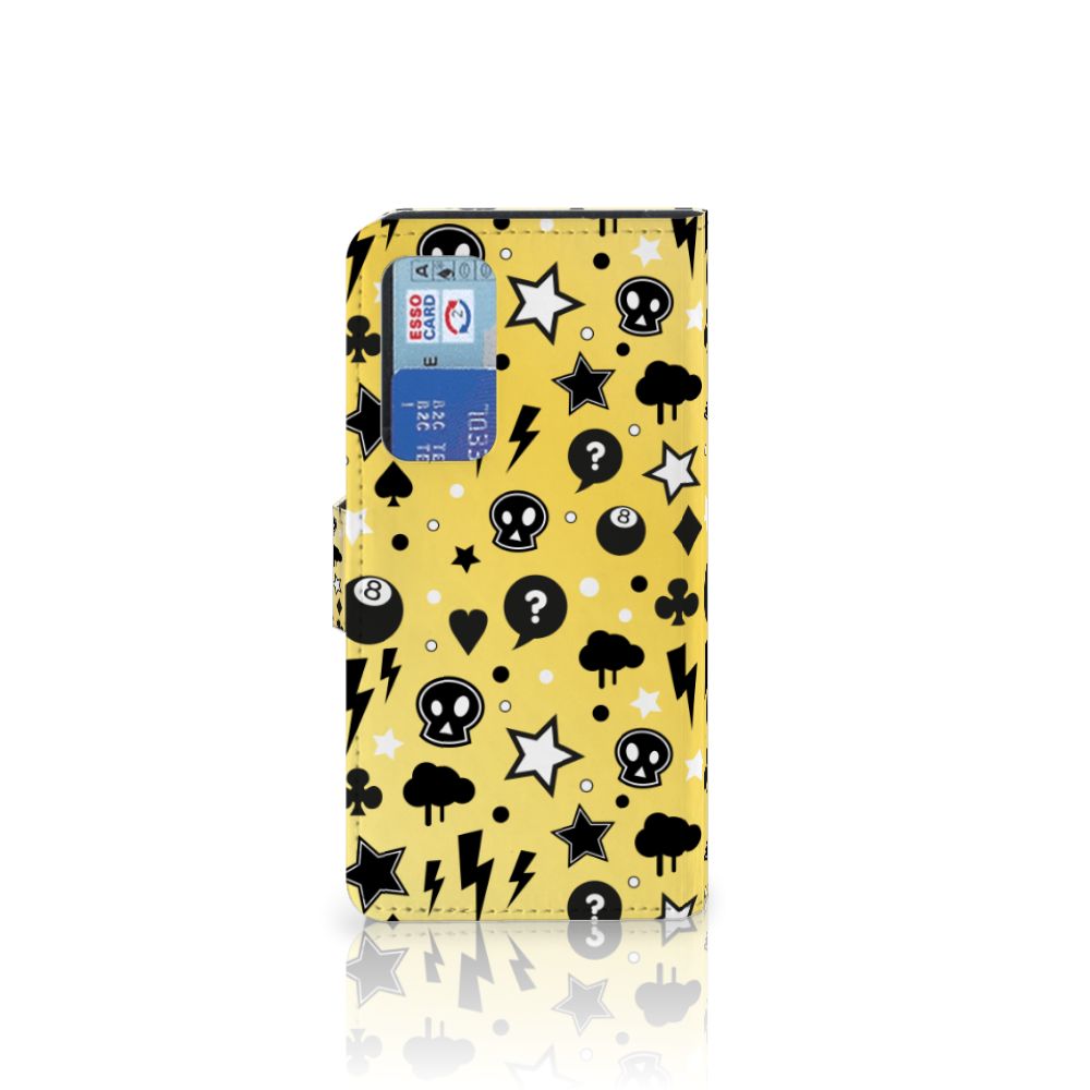 Telefoonhoesje met Naam Huawei P40 Punk Geel