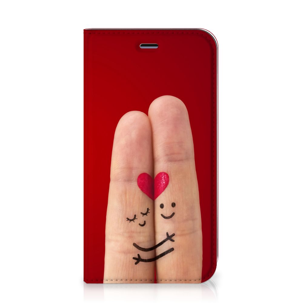 Apple iPhone 11 Hippe Standcase Liefde - Origineel Romantisch Cadeau