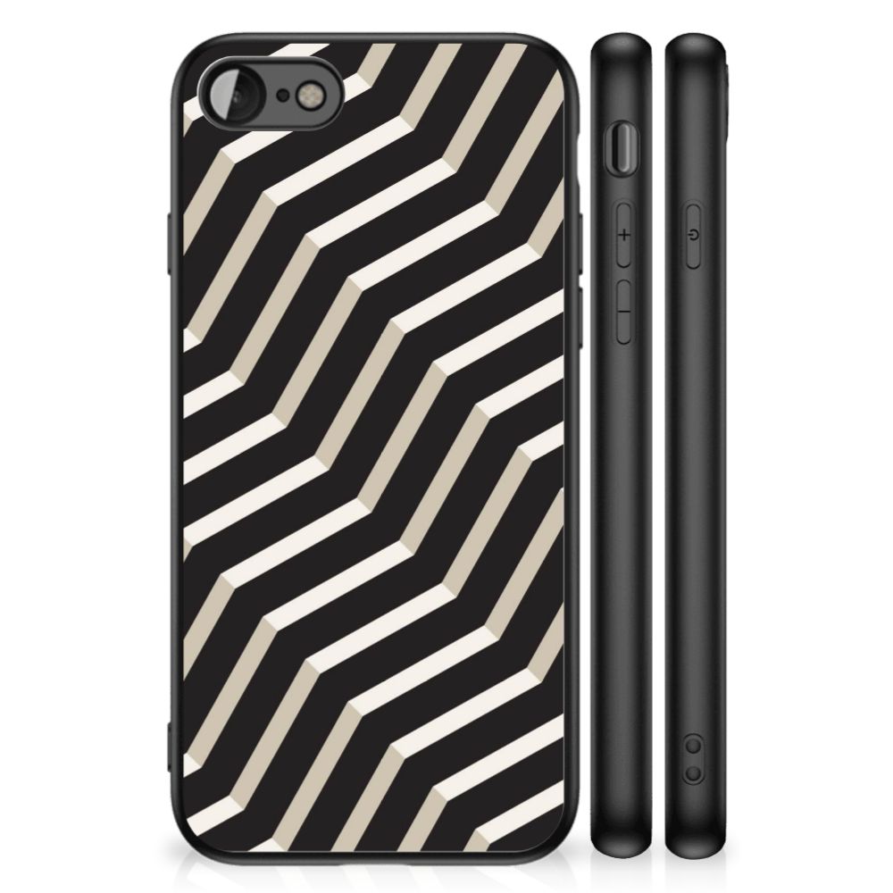 iPhone SE 2022 | SE 2020 | 7/8 Backcover Illusion met abstract design voor optimale bescherming