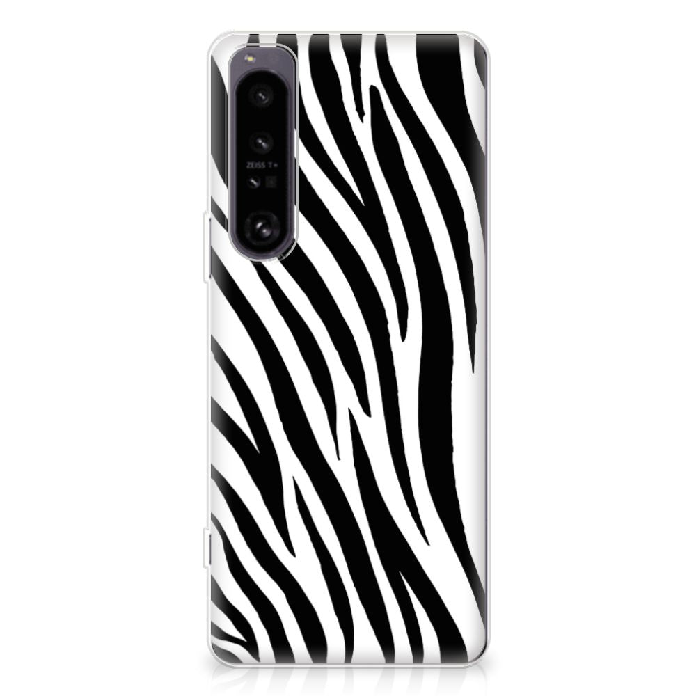 Sony Xperia 1 IV TPU Hoesje Zebra