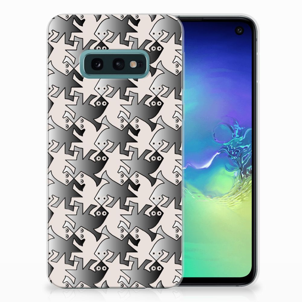 Samsung Galaxy S10e TPU Hoesje Salamander Grey