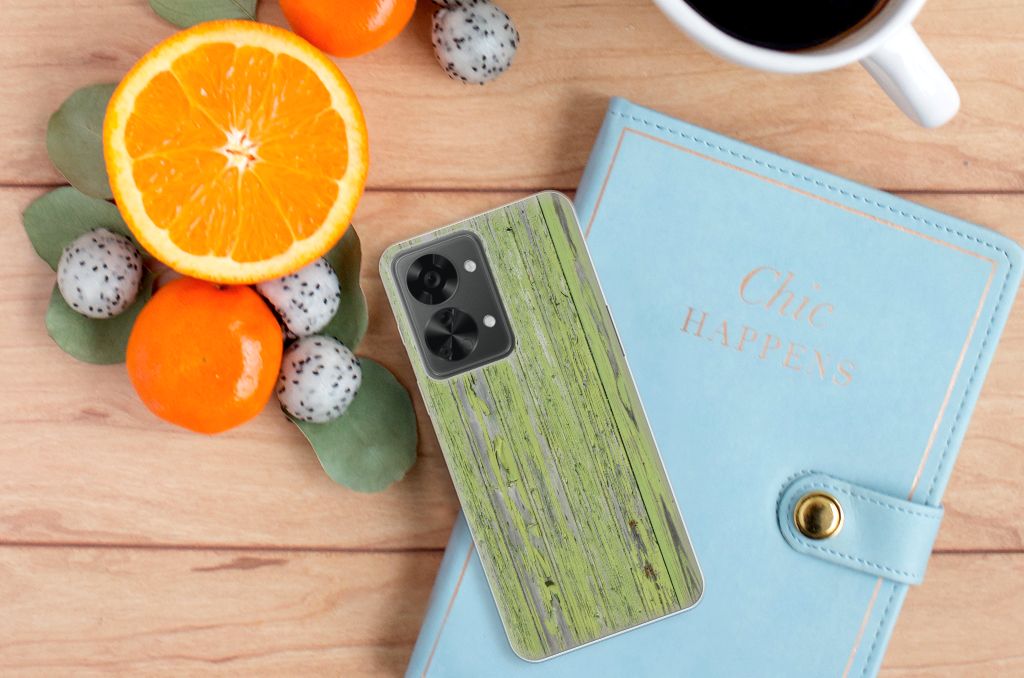OnePlus Nord 2T Bumper Hoesje Green Wood B2C Telecom