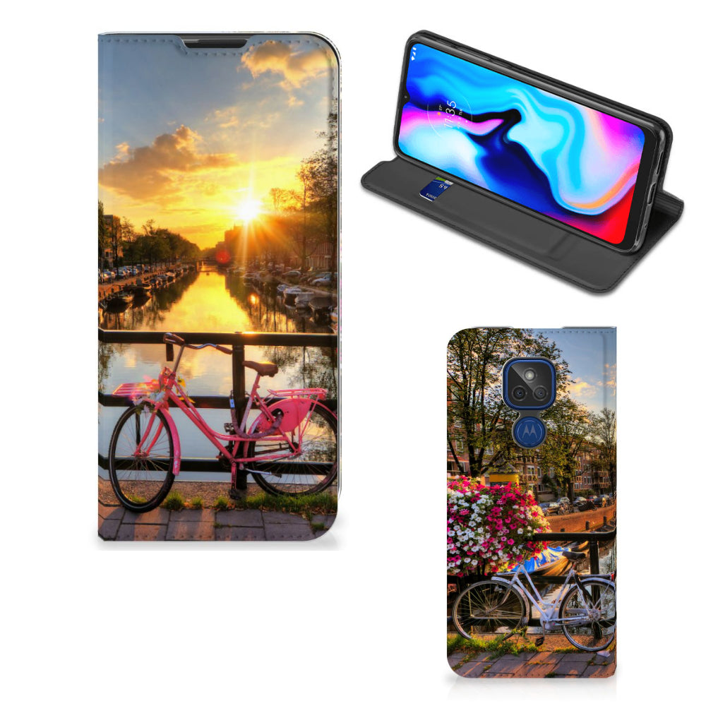 Motorola Moto G9 Play Book Cover Amsterdamse Grachten