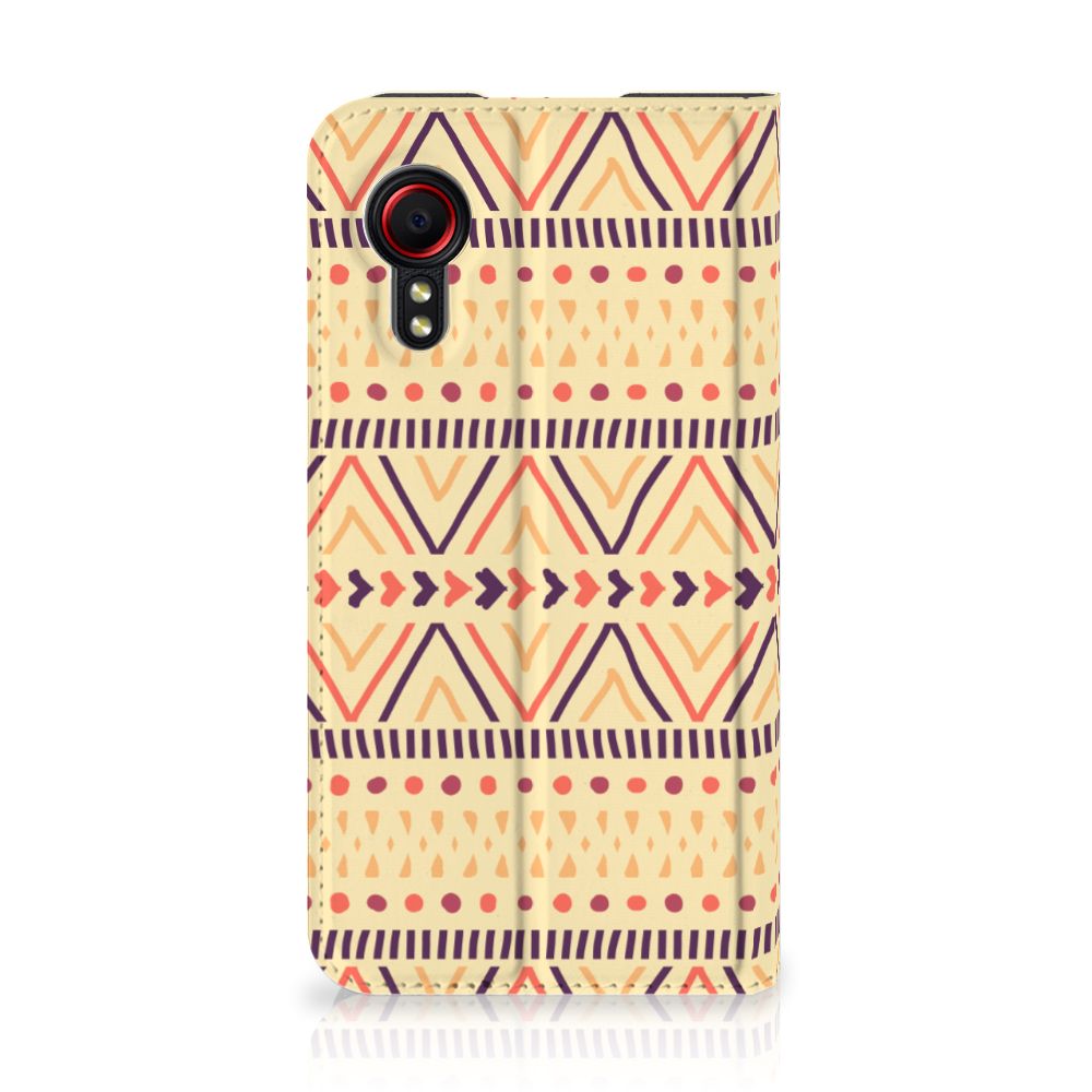 Samsung Galaxy Xcover 5 Hoesje met Magneet Aztec Yellow - B2C Telecom