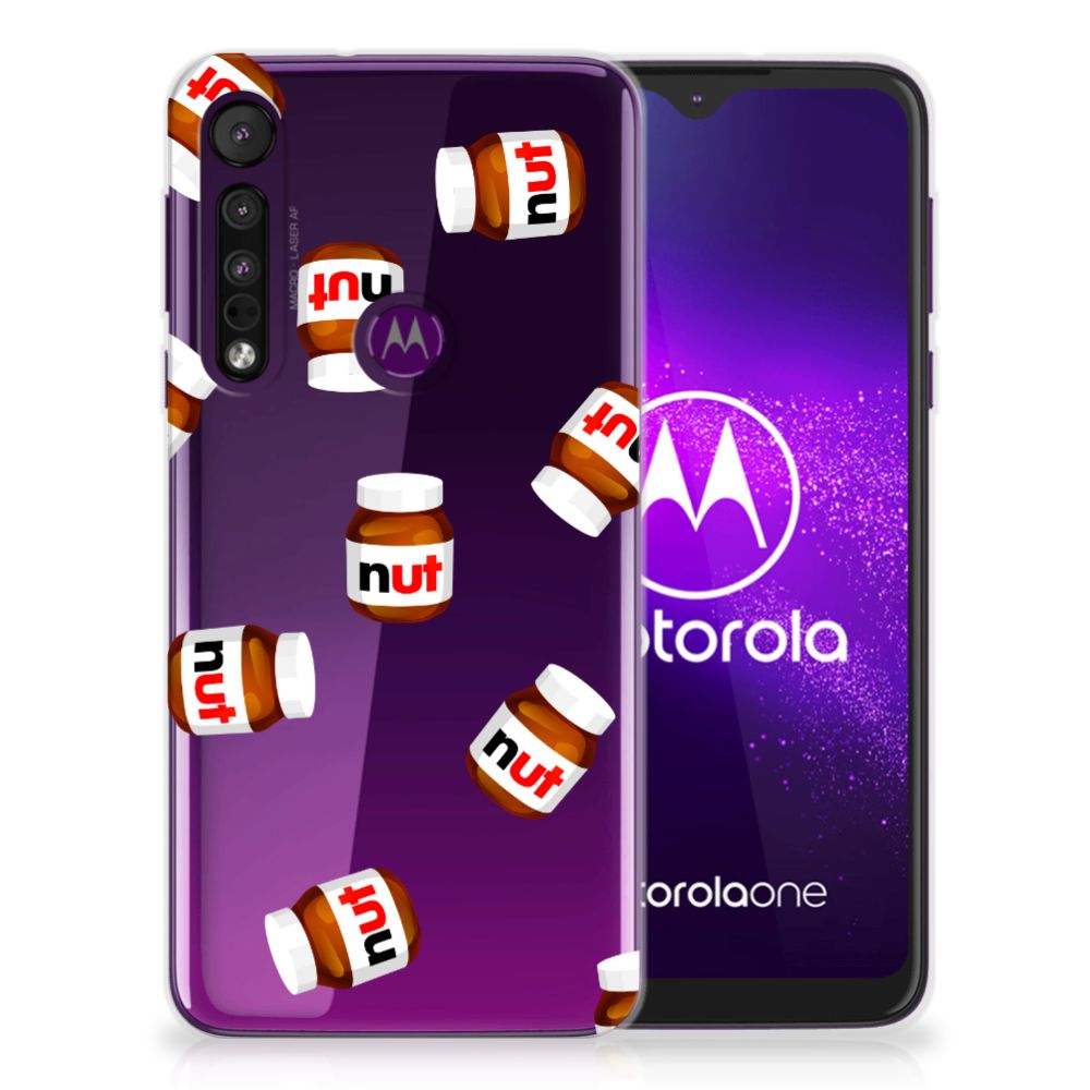 Motorola One Macro Siliconen Case Nut Jar