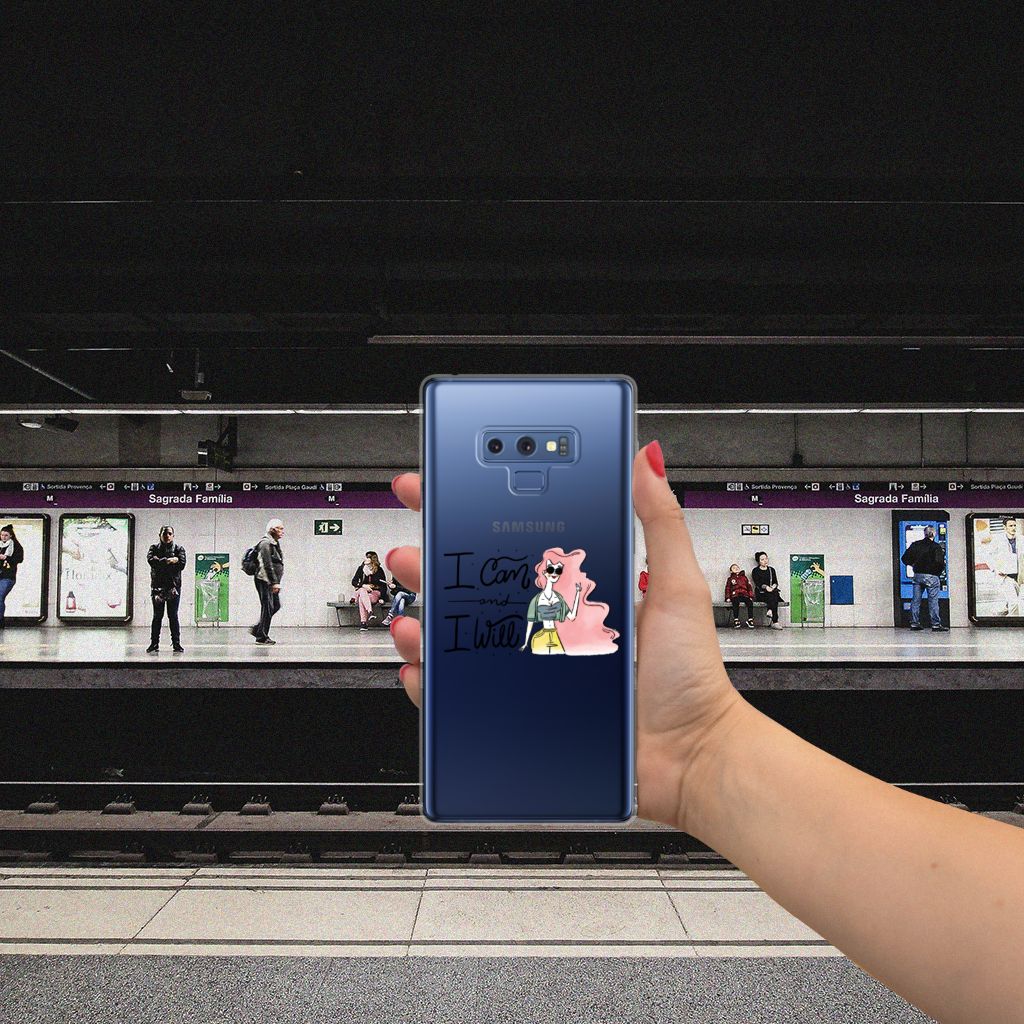 Samsung Galaxy Note 9 Telefoonhoesje met Naam i Can