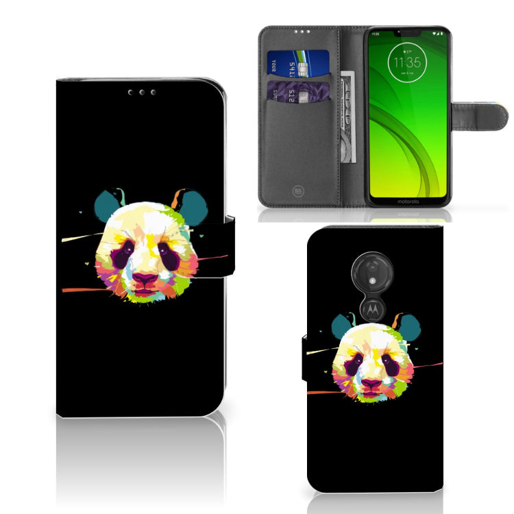 Motorola Moto G7 Power Leuk Hoesje Panda Color