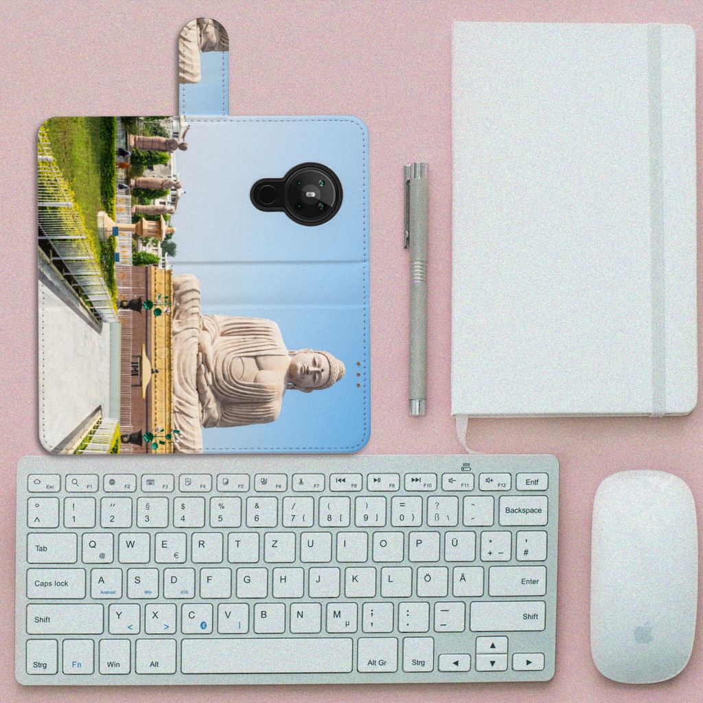 Nokia 5.3 Flip Cover Boeddha