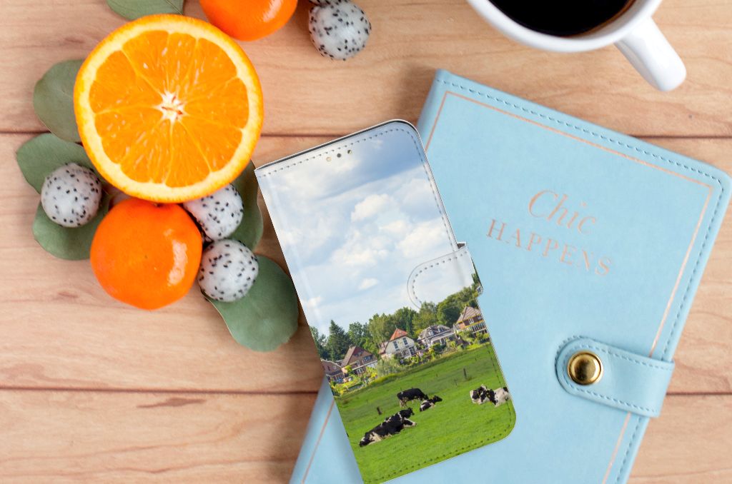 OPPO A15 Telefoonhoesje met Pasjes Koeien