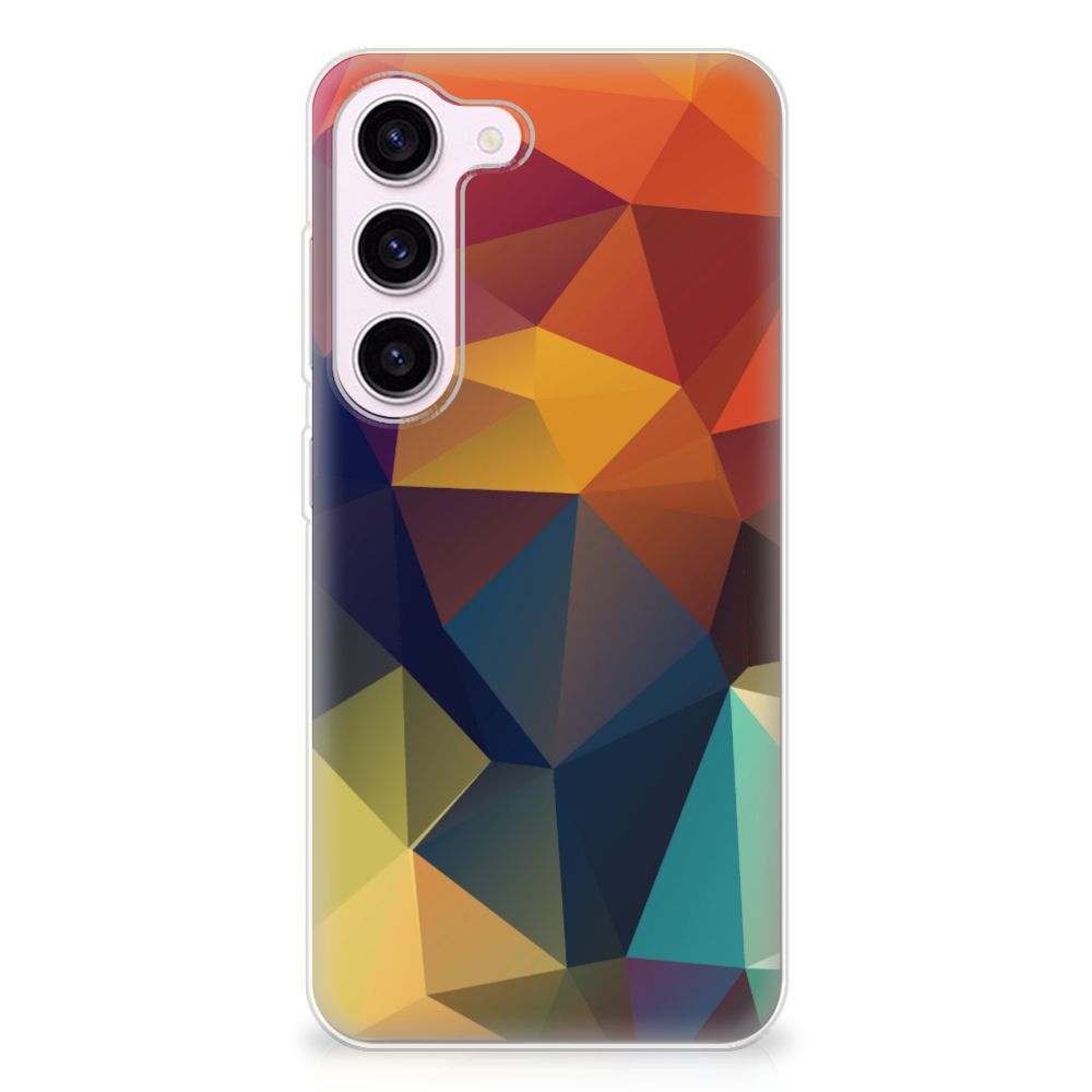 Samsung Galaxy S23 TPU Hoesje Polygon Color B2C Telecom