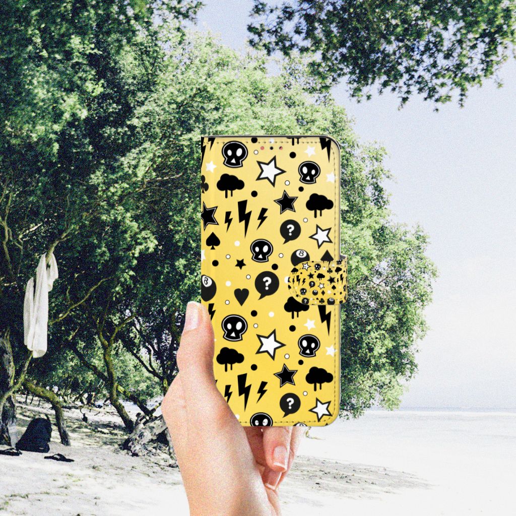 Telefoonhoesje met Naam Samsung Galaxy A13 (4G) Punk Geel