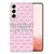 Samsung Galaxy S22 Silicone-hoesje Flowers Pink DTMP