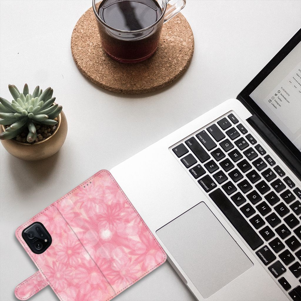 OPPO Find X5 Hoesje Spring Flowers