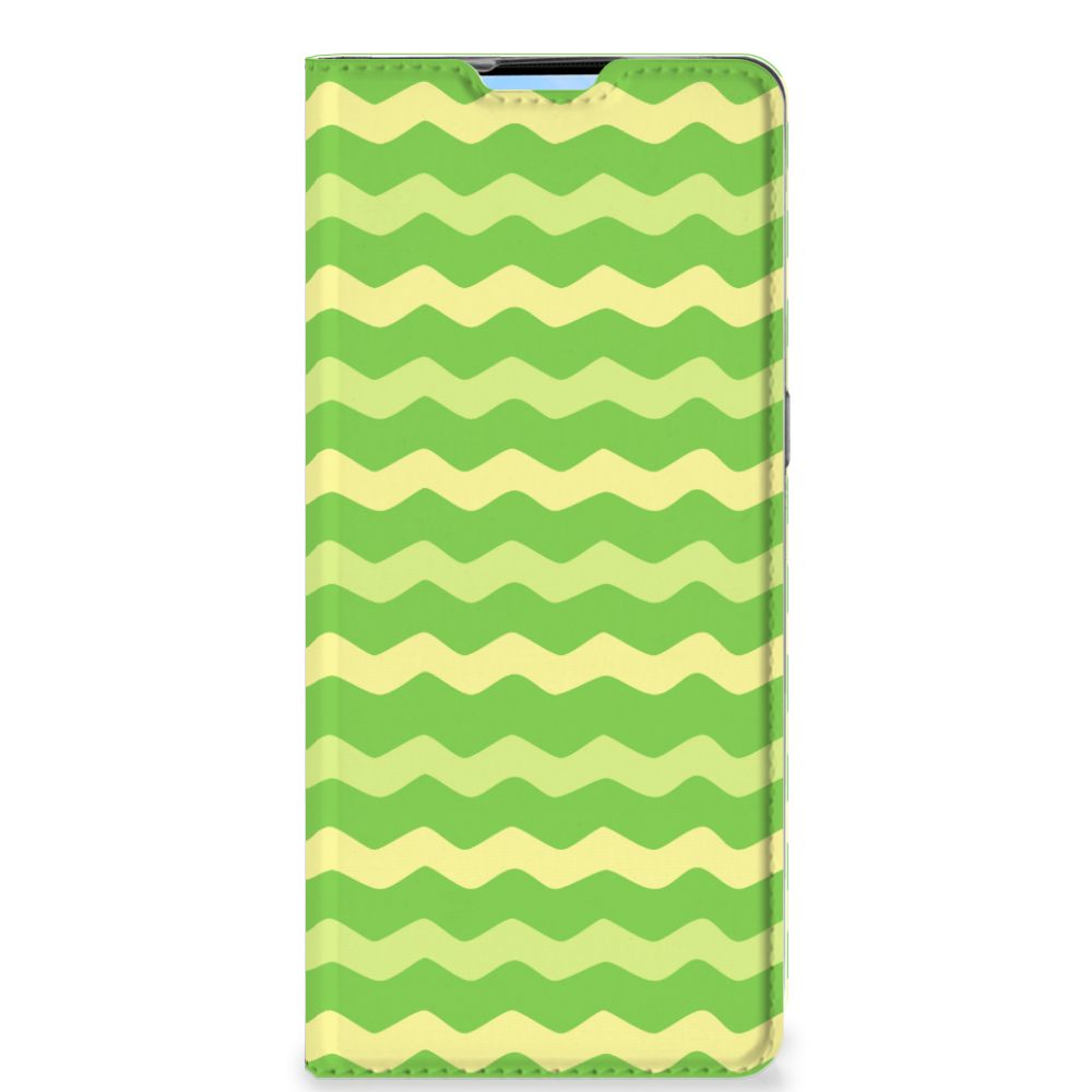 OPPO Reno4 Pro 5G Hoesje met Magneet Waves Green - B2C Telecom