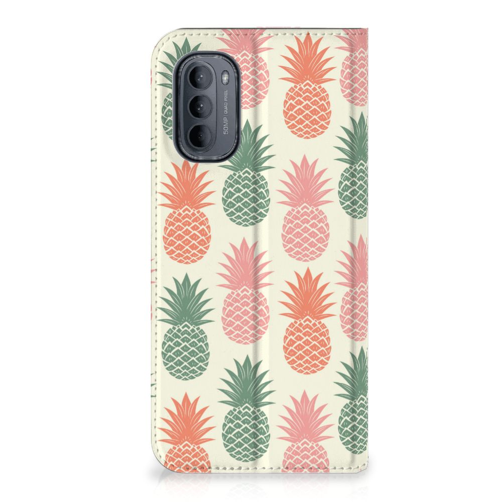 Motorola Moto G31 | G41 Flip Style Cover Ananas - B2C Telecom