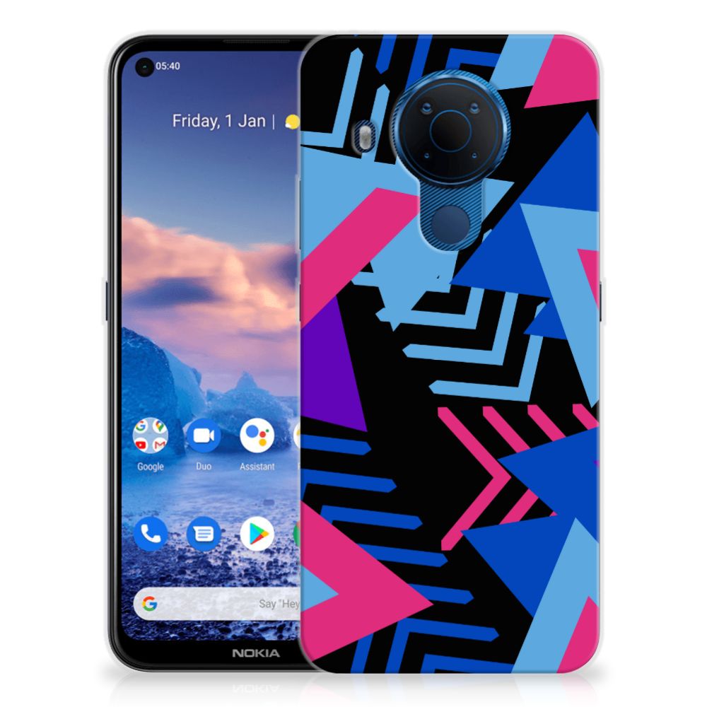 Nokia 5.4 TPU Hoesje Funky Triangle