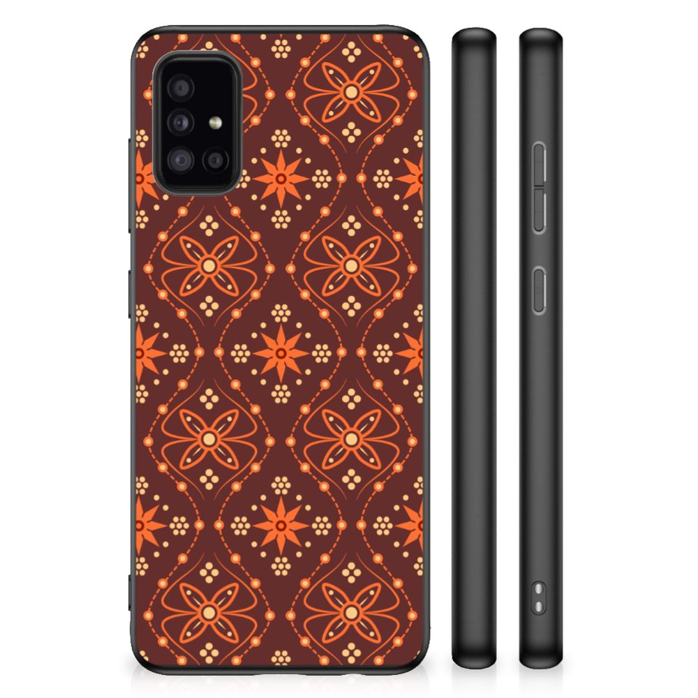 Samsung Galaxy A51 Bumper Case Batik Brown