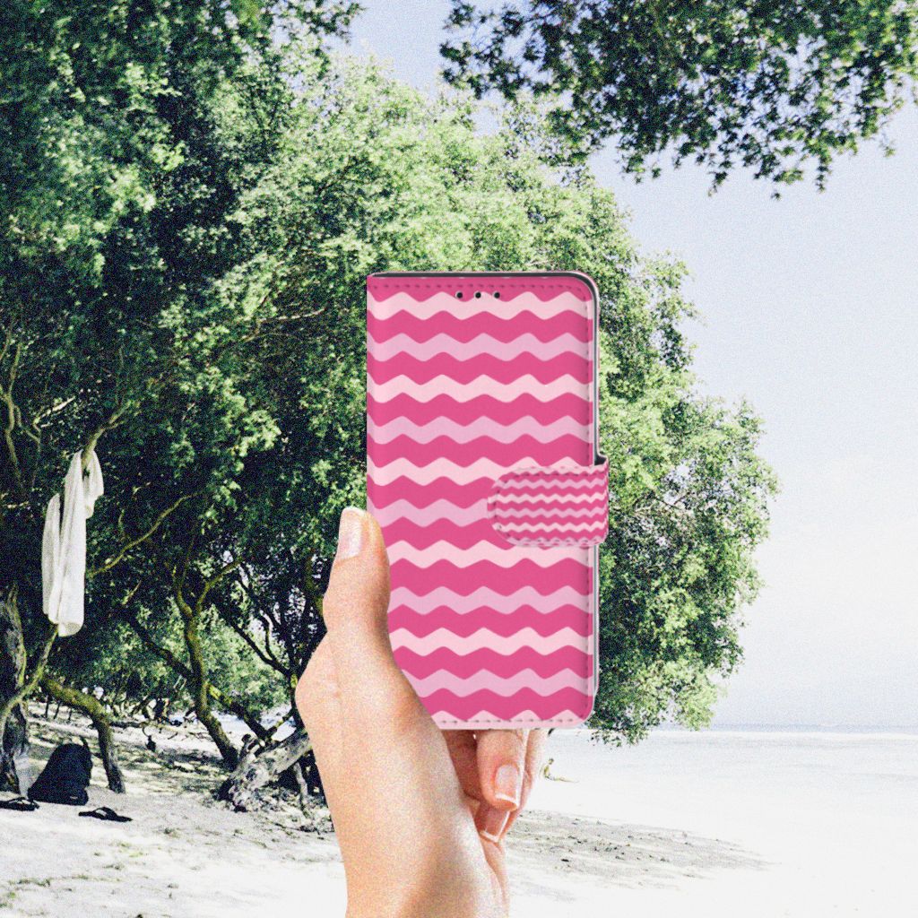 Xiaomi Redmi 7A Telefoon Hoesje Waves Pink