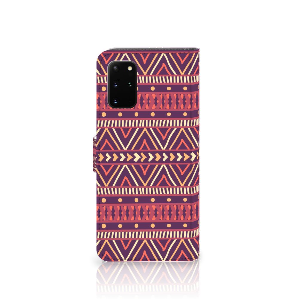 Samsung Galaxy S20 Plus Telefoon Hoesje Aztec Paars
