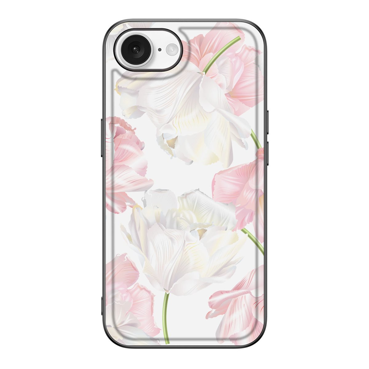 iPhone 16e Bloemen Hoesje Lovely Flowers met prachtige bloemenprint in zachte kleuren.