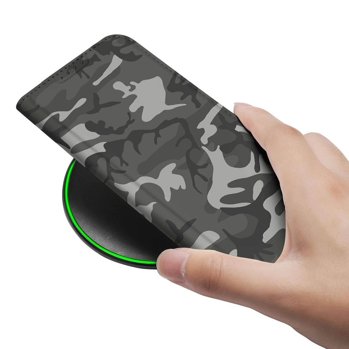 Apple iPhone 16e Hoesje met Magneet Army Light - Army Light design - Afbeelding 5