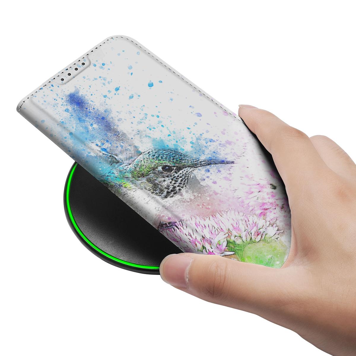 Bookcase voor Apple iPhone 16e Vogel - Vogel design - Afbeelding 5