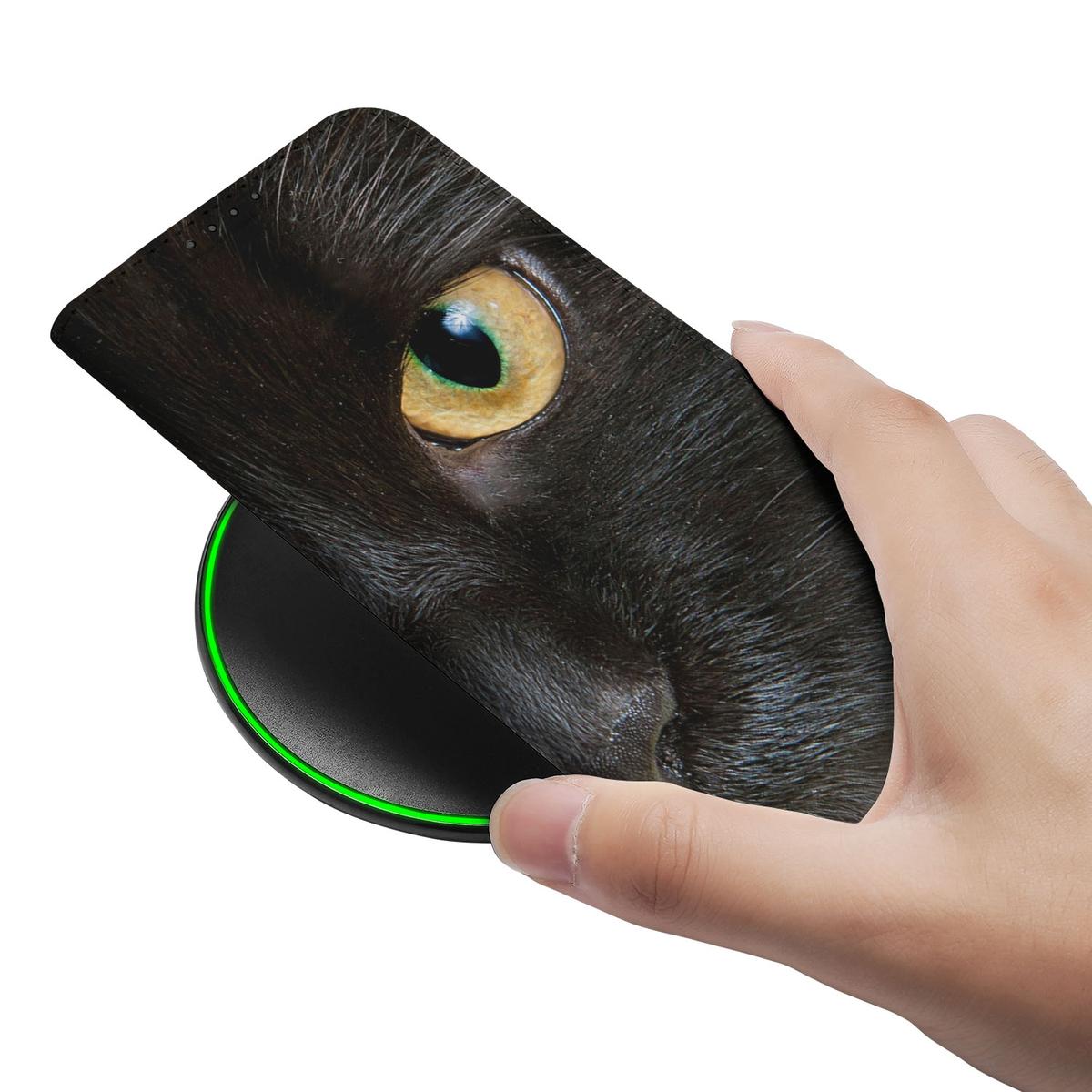 Apple iPhone 16e Hoesje maken Zwarte Kat - Zwarte Kat design - Afbeelding 5