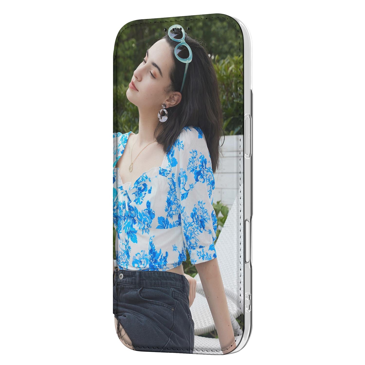 iPhone Air Stand Case Hoesje Maken met Foto stand case designname zijaanzicht