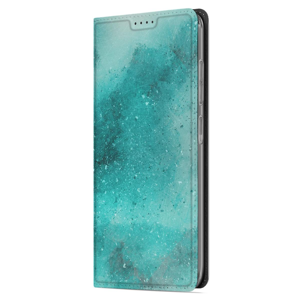 Samsung Galaxy A56 A36 Hoesje Painting Blue positie 5