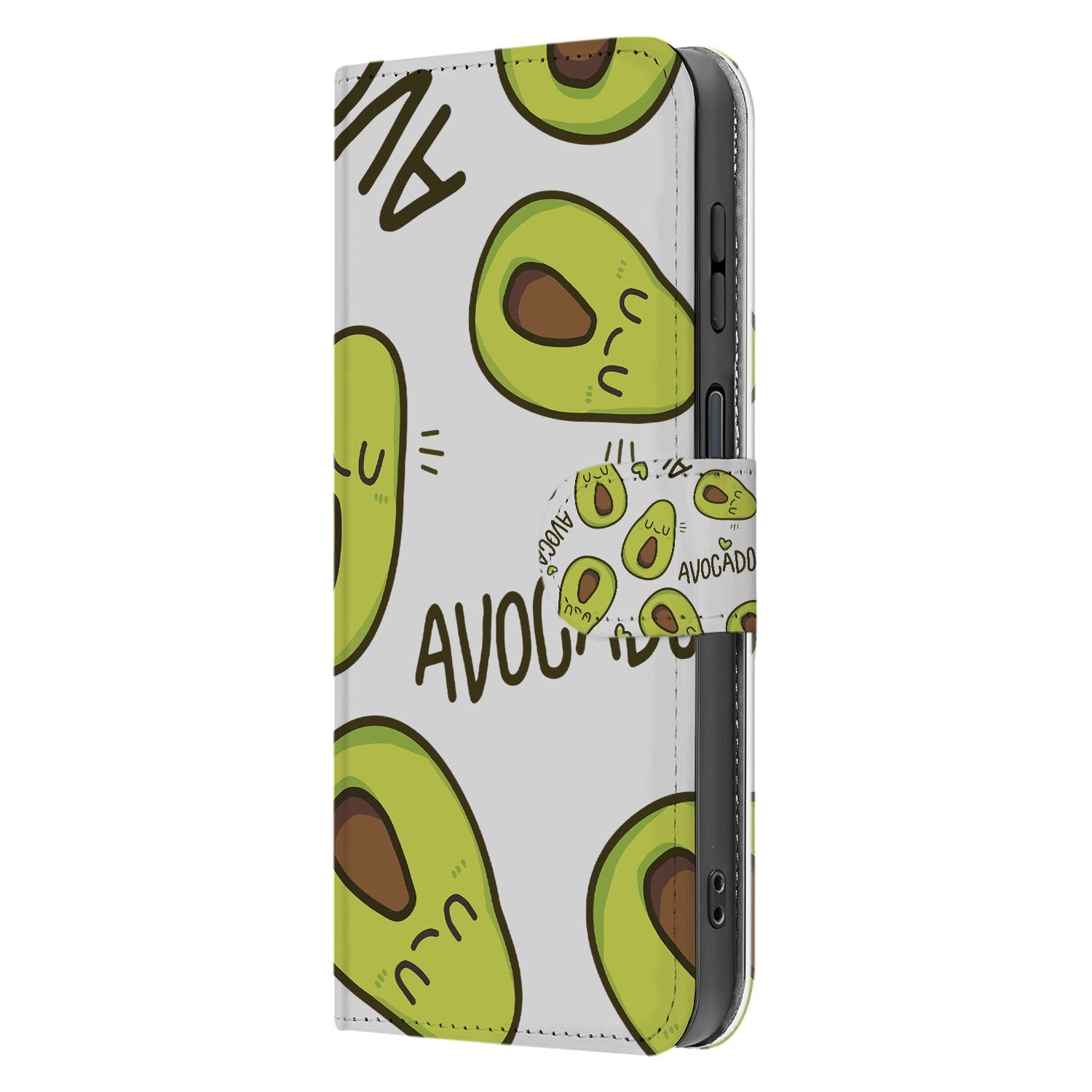 Samsung Galaxy Xcover 7 Pro Bookcase Hoesje Avocado Groen zijaanzicht