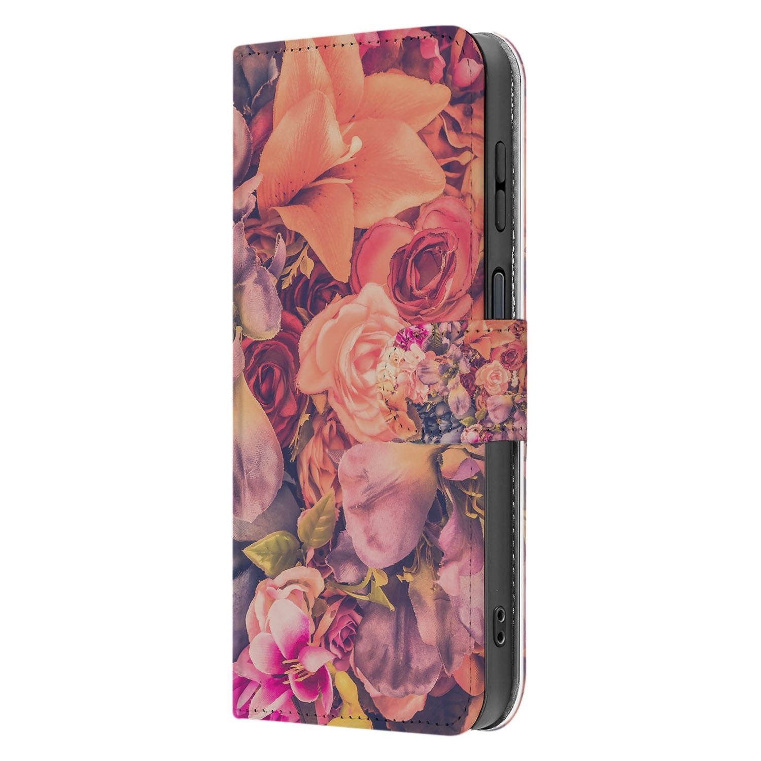 Bosje Bloemen Samsung Galaxy Xcover 7 Pro Book Case bloemen print voorkant