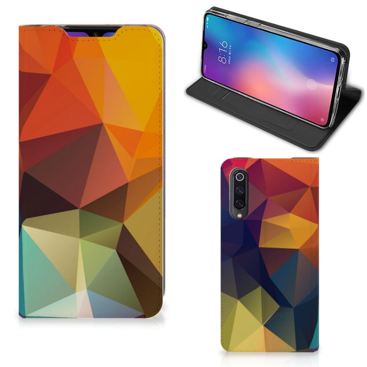 Xiaomi Mi 9 Stand Case Polygon Color