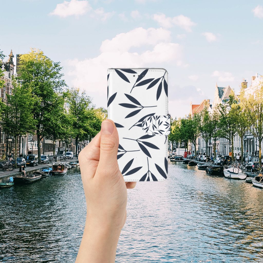 Samsung Galaxy J7 2016 Hoesje Leaves Blue