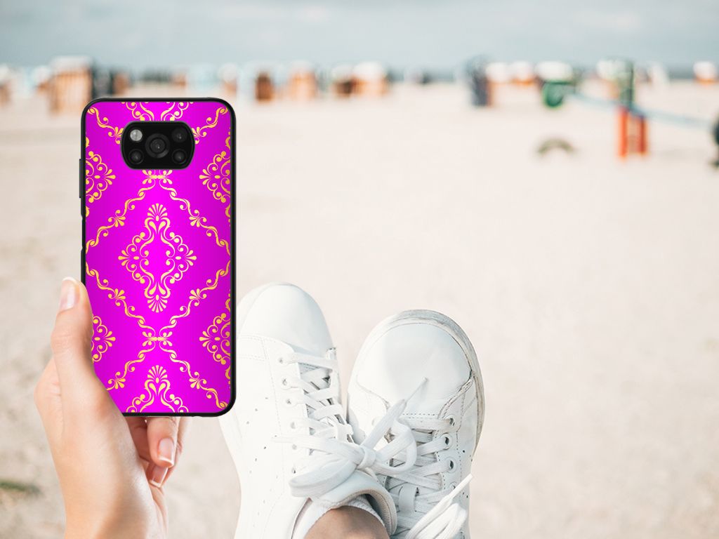 Back Cover Xiaomi Poco X3 | X3 Pro Barok Roze B2C Telecom