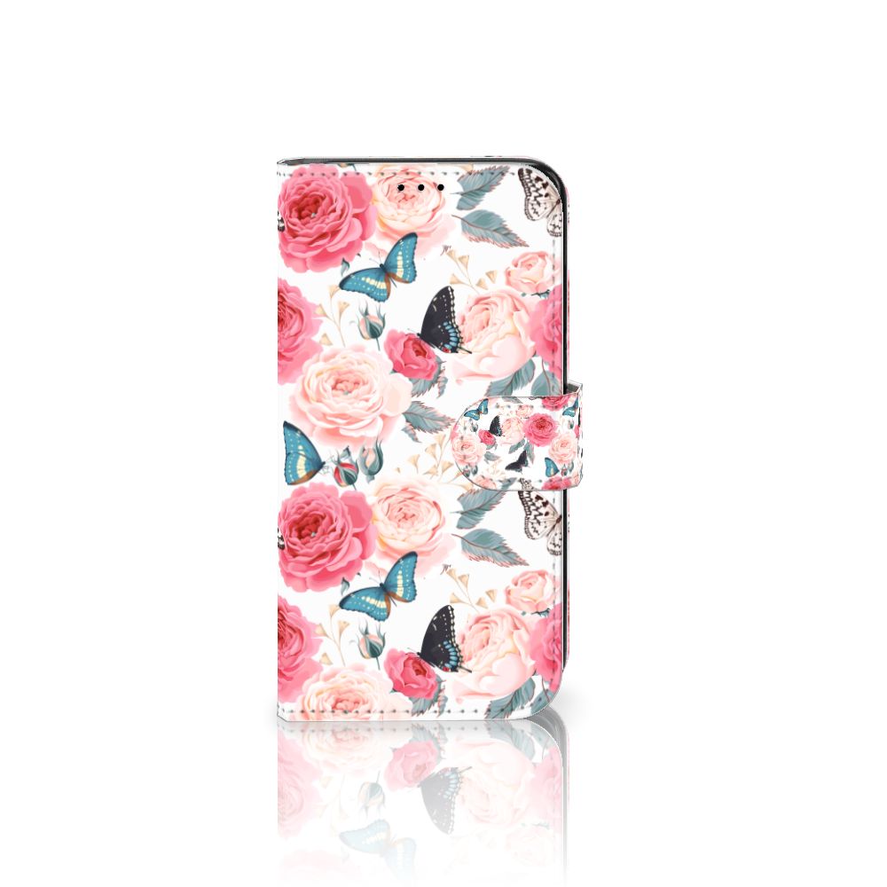 Samsung Galaxy S7 Edge Hoesje Butterfly Roses