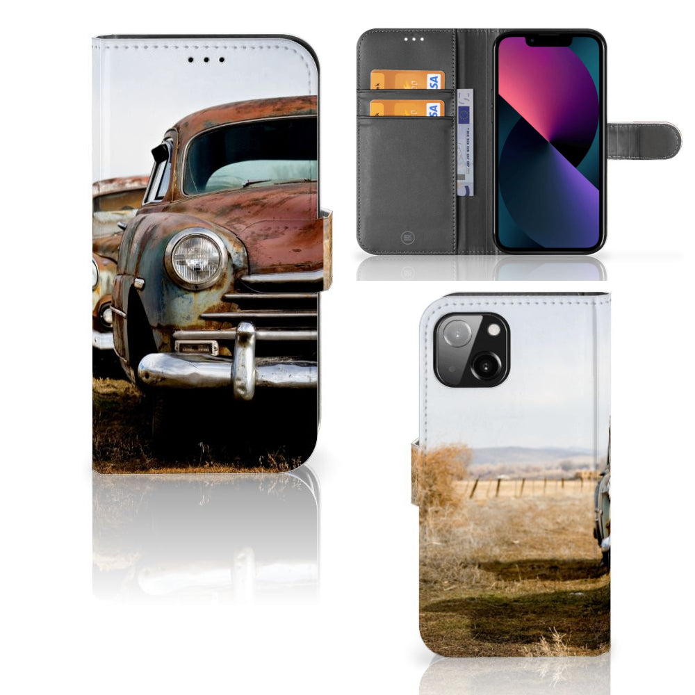 Apple iPhone 13 Telefoonhoesje met foto Vintage Auto