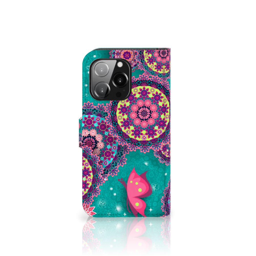iPhone 13 Pro Hoesje Cirkels en Vlinders