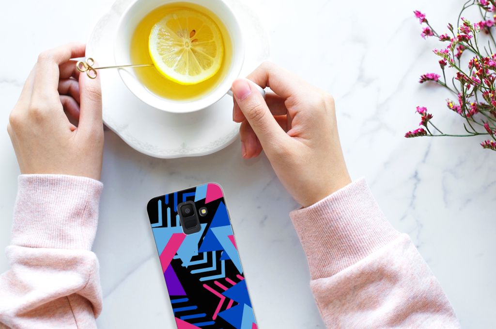 Samsung Galaxy A6 (2018) TPU Hoesje Funky Triangle