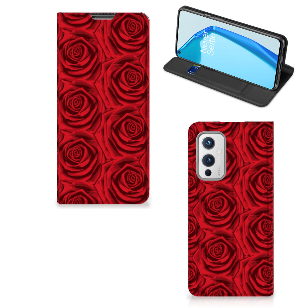 OnePlus 9 Smart Cover Red Roses